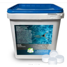 Rapidmini klór 20 grammos tabletta Brillant Pool 5 kg medence kiegészítő