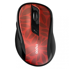 RAPOO M500 Multi-mode Wireless mouse Black/Red (00184543) egér