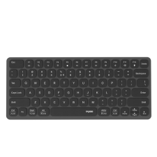 RAPOO UCK-6001 Wireless billentyűzet USB HUB HU - Fekete (00226412) billentyűzet