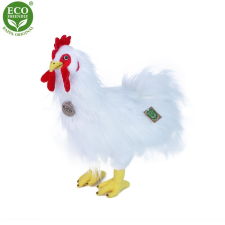  Rappa Plyšový kohút biely stojaci 33 cm ECO-FRIENDLY plüssfigura