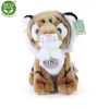  Rappa Plyšový tiger sediaci 18 cm ECO-FRIENDLY