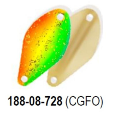  Rapture Area Xonar kanál villantó 2,2g 20mm Cgfo csali