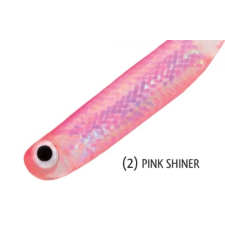 Rapture Mini Minnow Shad Tail 45mm pink Shiner 6 db/csg, lágygumi csali csali