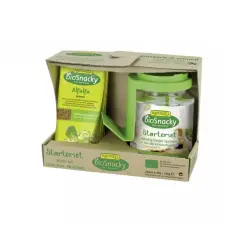 Rapunzel bioSnacky Csíráztató kezdő készlet (üvegedény + 4-féle mag) konyhai eszköz
