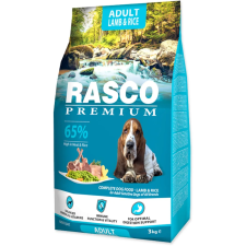 Rasco Premium Adult kutyatáp, bárány és rizs, 3 kg kutyaeledel