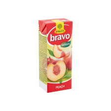 Rauch Bravo őszibarack 25% - 200ml üdítő, ásványviz, gyümölcslé