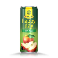 Rauch Gyümölcslé, 100%, 0,33 l, dobozos, RAUCH "Happy day", Apple üdítő, ásványviz, gyümölcslé