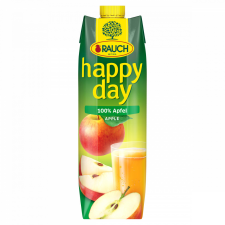 Rauch Happy Day 100% almalé almalésűrítményből 1 l üdítő, ásványviz, gyümölcslé
