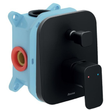 Ravak 10° kád és zuhany csaptelep süllyesztett fekete X070158 csaptelep