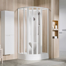 Ravak ASBKP6-80 Zuhanybox Fehér+transparent 80644112Z1 kád, zuhanykabin