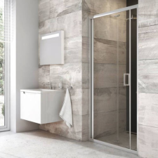 Ravak BLDZ2-80 zuhanyajtó krómhatású + transparent ( X01H40C00Z1 ) fürdőszoba kiegészítő