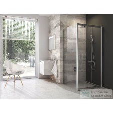 Ravak BLIX BLDP2+BLPS 120x80 cm-es tolóajtós zuhanykabin,szatén/transparent 0PVG0U00Z1SET120BLPS80 kád, zuhanykabin