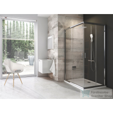Ravak BLIX BLRV2K+BLRV2K 80x110 cm-es tolóajtós,sarokbelépős zuhanykabin,króm/transparent 1XV40C00Z1SET80110 kád, zuhanykabin