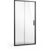 Ravak Blix Slim zuhanyajtók 110 cm tolható fekete matt üveg/átlátszó üveg X0PMD0300Z1
