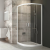 Ravak BLIX zuhanykabin íves 90x90cm BLCP4-90 fehér keret, átlátszó üveg Kiárusítás!