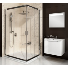 Ravak BLRV2K-90 szatén + Grape kád, zuhanykabin