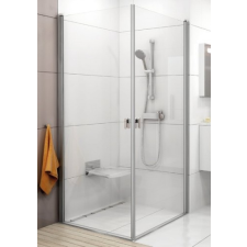 Ravak Chrome CRV1-90 egyrészes zuhanyajtó krómhatású kerettel, transparent edzett biztonságiüveggel kád, zuhanykabin