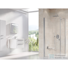 Ravak CHROME CRV1+CPS 90x80 cm-es nyílóajtós,zuhanykabin oldalfallal,króm/transparent 1QV70C01Z1SET90CPS80 kád, zuhanykabin