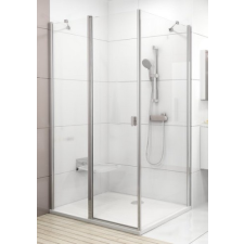 Ravak Chrome CRV2-100 kétrészes zuhanyajtó krómhatású kerettel, transparent edzett biztonságiüveggel kád, zuhanykabin