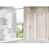 Ravak CHROME CRV2+CPS 120x90 cm-es nyílóajtós zuhanykabin fix oldalfallal,fehér/transparent 1QVG0100Z1SET120CPS90
