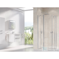 Ravak CHROME CRV2+CRV2 100x110 cm-es nyílóajtós,sarokbelépős zuhanykabin,króm/transparent 1QVA0C00Z1SET100110 kád, zuhanykabin
