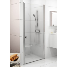 Ravak Chrome CSD1-80 egyrészes zuhanyajtó krómhatású kerettel, transparent edzett biztonságiüveggel kád, zuhanykabin