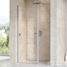 Ravak CHROME CSD2-100 100 cm-es nyílóajtó fix résszel,Szatén+Transparent 0QVACU00Z1 kád, zuhanykabin