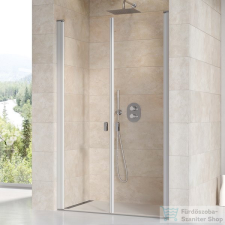 Ravak CHROME CSDL2-90 90 cm-es zuhanyajtó,szatén+transparent 0QV7CU0LZ1 kád, zuhanykabin