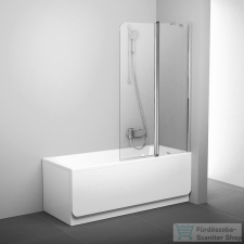 Ravak CHROME CVS2-100 100 cm-es jobbos kádparaván, szatén+transparent 7QRA0U00Z1 kád, zuhanykabin
