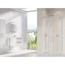 Ravak Chrome zuhanyajtók 110 cm dönthető szatén matt üveg/átlátszó üveg 1QVD0U00Z1 fürdőkellék