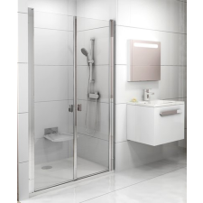 Ravak Chrome zuhanyajtók 90 cm dönthető alumínium fényes/átlátszó üveg 0QV7CC0LZ1 fürdőkellék
