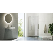 Ravak COOL! COSD2-120, 120 cm-es nyílóajtó, Króm+Transparent X0VVGCA00Z1 kád, zuhanykabin
