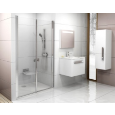 Ravak CSDL2-120 (fényes alumínium+transparent) kád, zuhanykabin