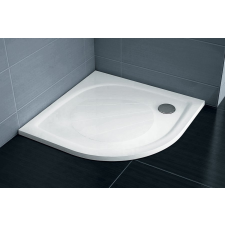 Ravak Elipso Pro félkör alakú zuhanytálca 100x100 cm fehér XA23AA01010 kád, zuhanykabin