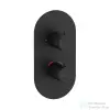 Ravak Espirit falsík alatti termosztátos kád/zuhanycsaptelep,Black matt X070286 (X070286)