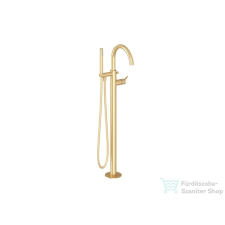 Ravak Espirit szabadonálló kádcsaptelep zuhanyszettel, Gold brushed X070615 (X070615) csaptelep