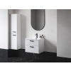 Ravak Fürdőszobaszekrény Ravak Chrome II 39x150x29 cm fehér fényes X000001748
