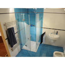 Ravak GlassLine GSDPS 80x80 bal zuhanykabin króm+matrix (beleértve G SET) kád, zuhanykabin