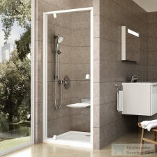 Ravak PIVOT PDOP1-80 80 cm-es nyílóajtó,Fehér/Fehér+Transparent 03G40101Z1 kád, zuhanykabin