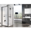 Ravak PIVOT PPS-100 100 cm-es fix oldalfal, Fekete+Transparent,90GA0300Z1