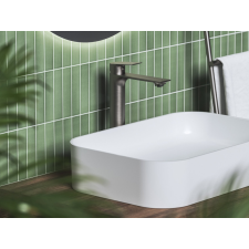 Ravak Plan mosdócsaptelep 300 mm, lefolyó nélkül PN 015.20GB, grafit csaptelep