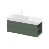 Ravak SD Lite 120 J fürdőszobai szekrény mosdó alá Grey Green