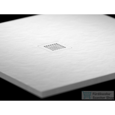 Ravak Slate Pro zuhanytálca 100x80 matt fehér XA03A431010 kád, zuhanykabin