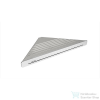 Ravak SLIM C 29x20,6x2.2 cm-es sarokpolc, szatén/króm X07P578
