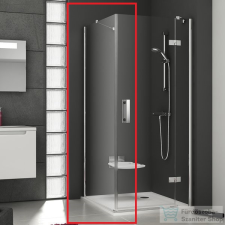 Ravak SMARTLINE SMPS-90 90 cm-es balos oldalfal,króm+transparent 9SL70A00Z1 kád, zuhanykabin