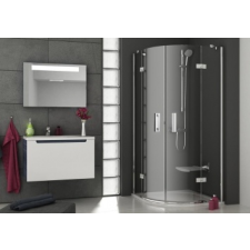 Ravak SmartLine SMSKK4-80 (króm+transparent) kád, zuhanykabin