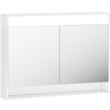 Ravak Step szekrény 100x15x74 cm tükörrel fehér X000001421 fürdőszoba bútor