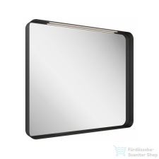 Ravak STRIP 80,6x70,6 cm-es tükör LED világítással,fekete X000001571 bútor