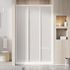 Ravak SUPERNOVA ASDP3-90 90 cm-es tolóajtó,Fehér+Pearl 00V701R211 kád, zuhanykabin