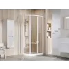Ravak SUPERNOVA SKCP4-80 80x80x195 cm-es negyedköríves tolóajtós zuhanykabin,Fehér+Transparent 3114O102Z1